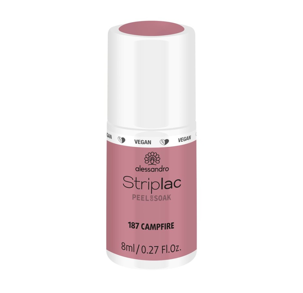 ALESSAN Striplac Peel or Soak off Campfire 8 ml