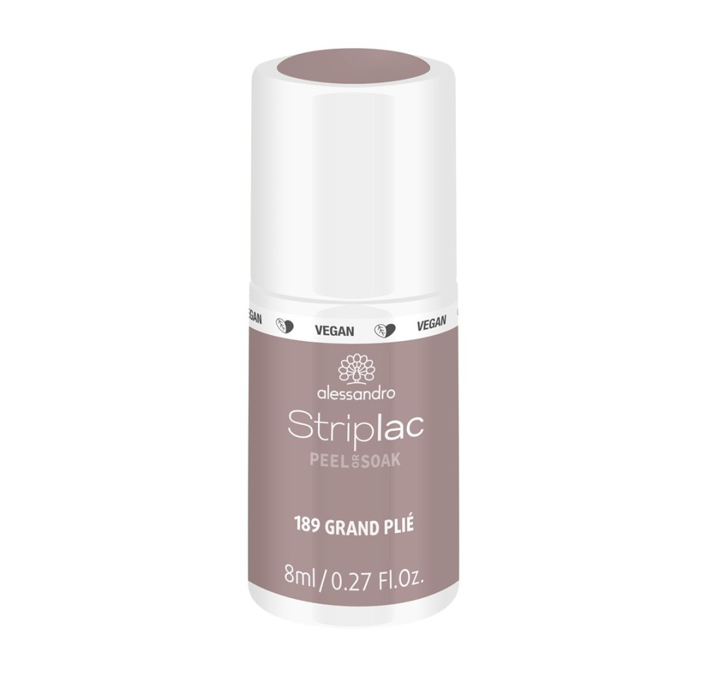 ALESSAN Striplac Peel or Soak off Grand Plie 8 ml