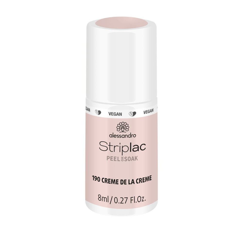 ALESSAN Striplac Peel or Soak off Cr de la Cr 8 ml