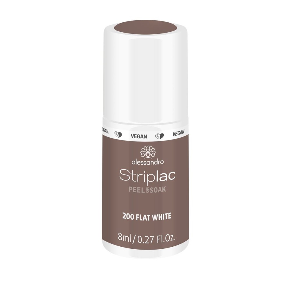 ALESSAN Striplac Peel or Soak off Flat White 8 ml