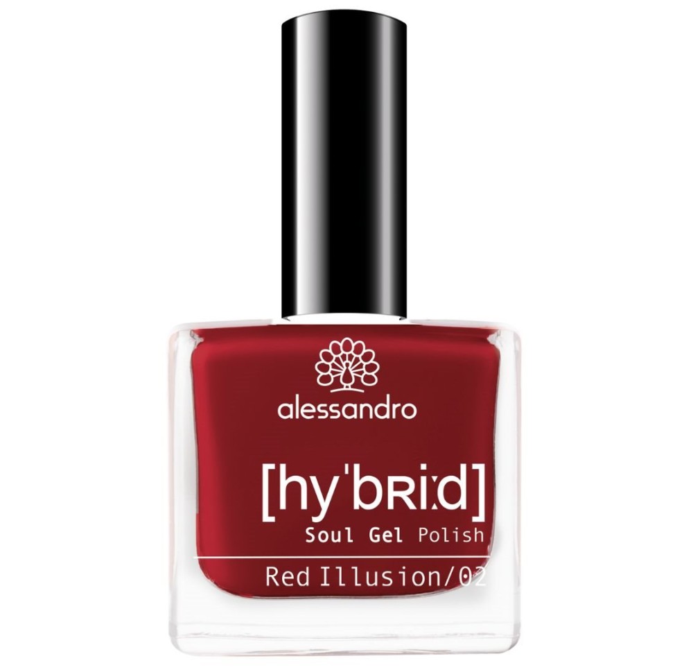 ALESSAN Hybrid Soul Gel Polish Red Illusion 8 ml