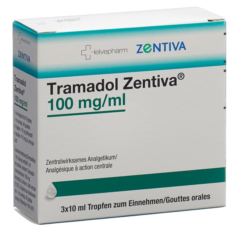 TRAMADOL Zentiva gouttes 100 mg/ml 3 fl 10 ml