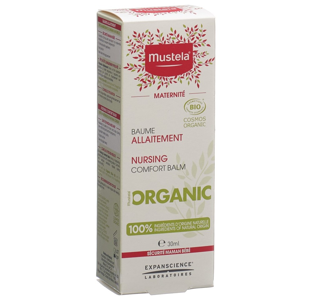 MUSTELA Maternité baume allaitement BIO tb 30 ml