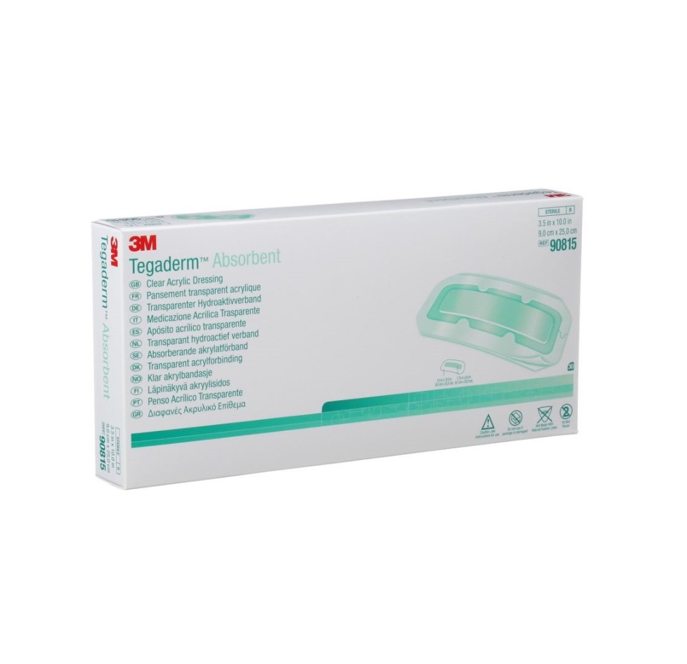 3M TEGADERM ABSORB pans vulnéra 9x25cm 30 pce