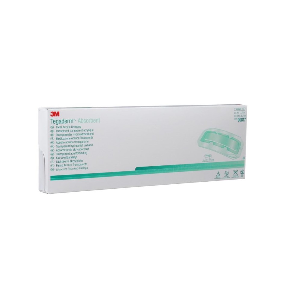 3M TEGADERM ABSORB pans vulnéra 9x35cm 30 pce