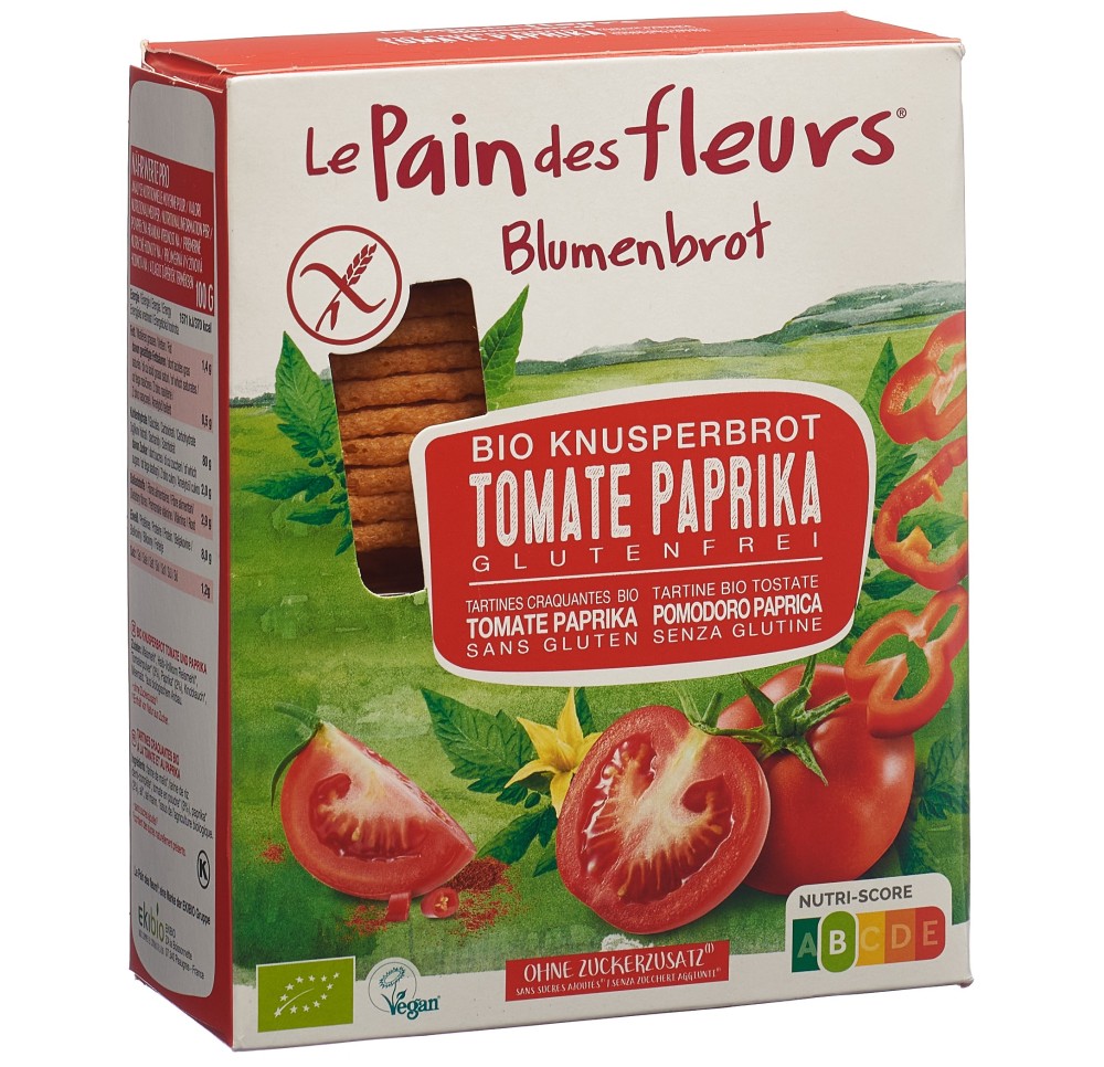 LE PAIN DES FLEURS apéritif tomates poivrons 150 g