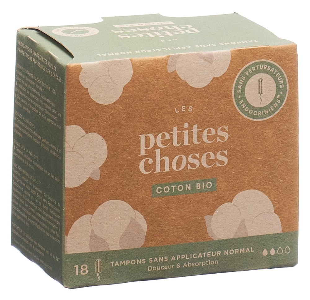 LES PETITES CHOSES tampons normal bio 18 pce