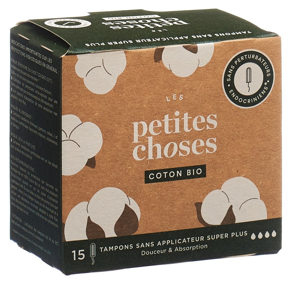 LES PETITES CHOSES tampons super plus bio 15 pce