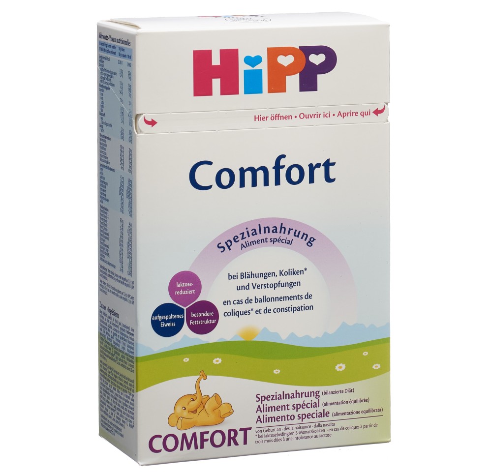 HIPP comfort aliment spécial (nouveau) 500 g