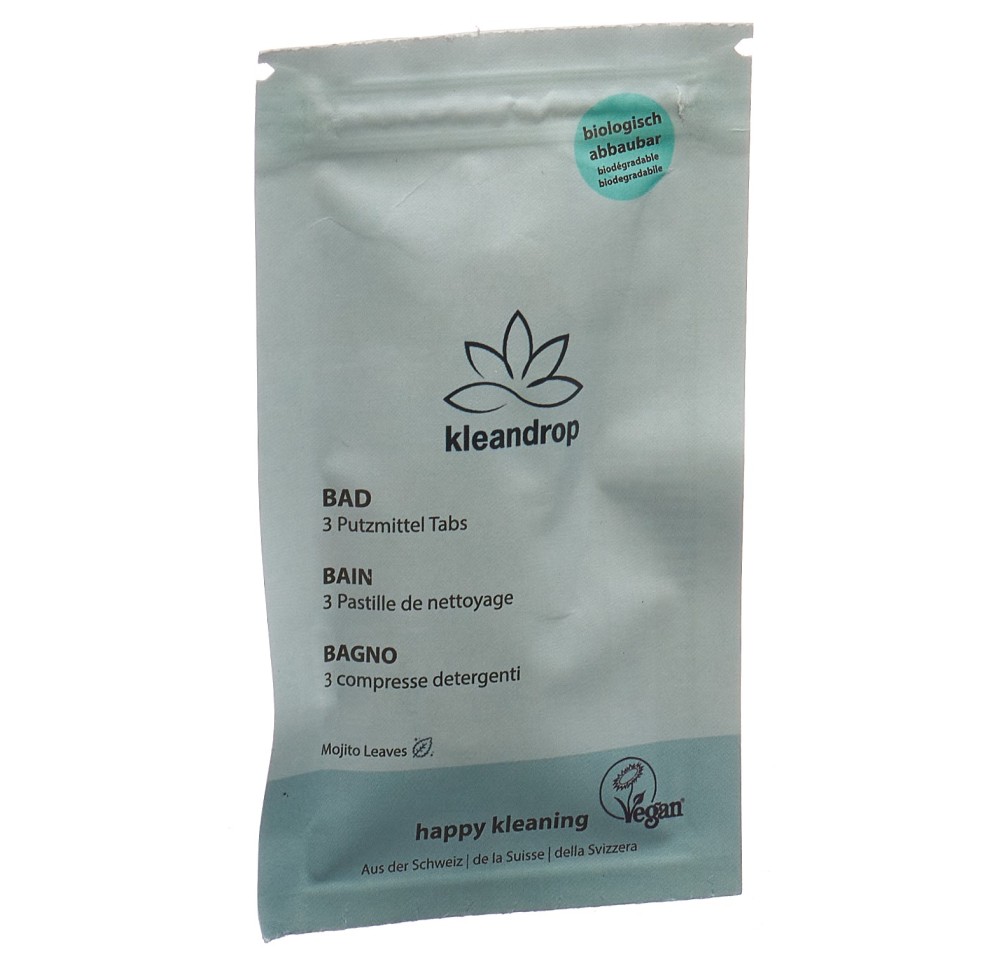 KLEANDROP nettoyant bain sach 3 pce
