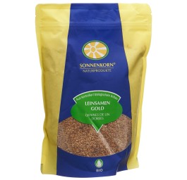 SONNENKORN graines lin dorées bio bourgeon 500 g