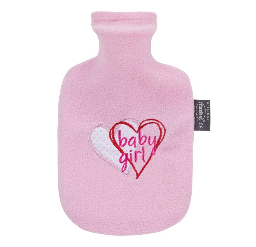 FASHY bouillotte enfant 0.8l rose girl polaire th