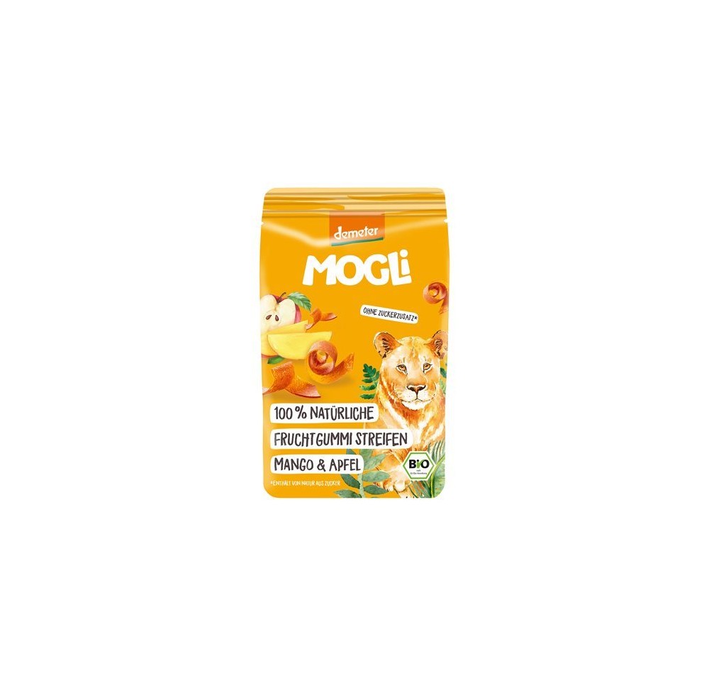 MOGLI Bandes purée fruits sé man pom bio 12 x 25 g