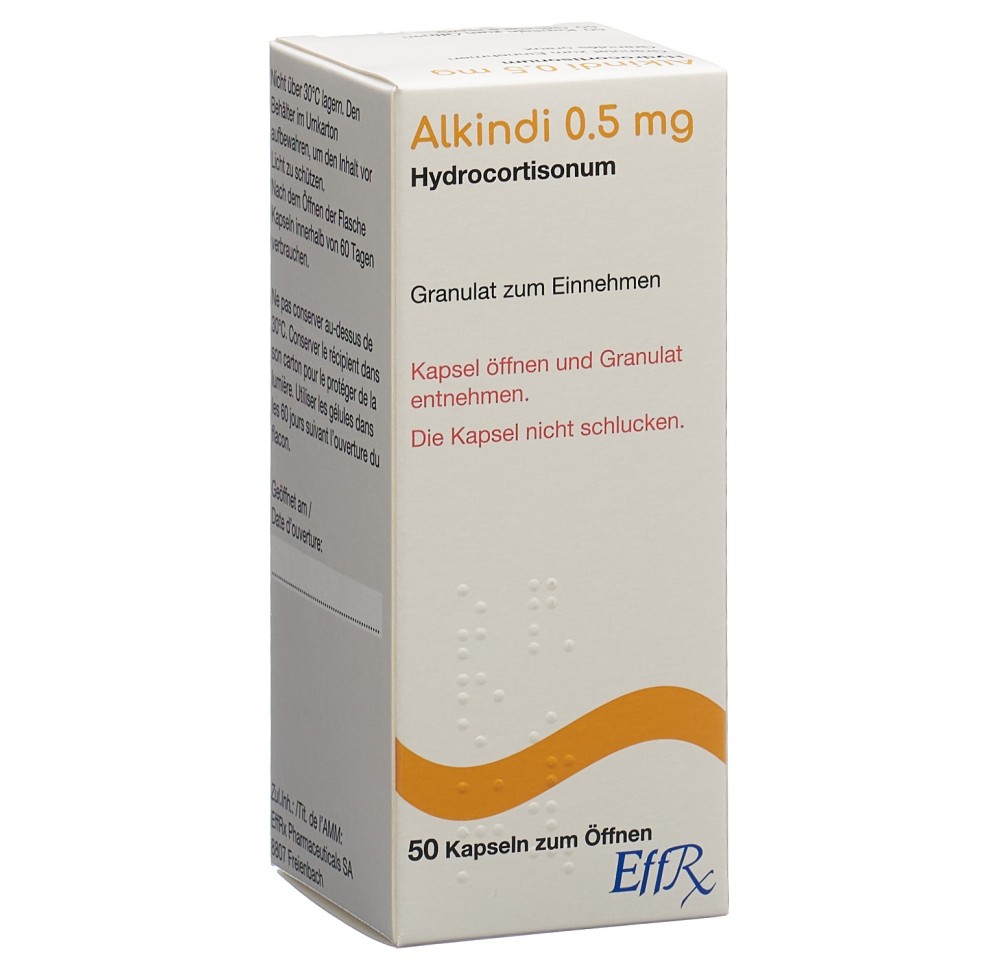 ALKINDI gran 0.5 mg gélules à ouvrir fl 50 pce