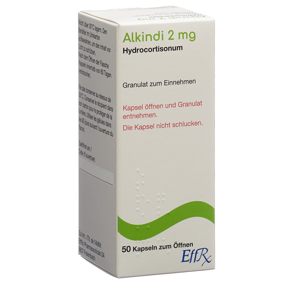 ALKINDI gran 2 mg gélules à ouvrir fl 50 pce