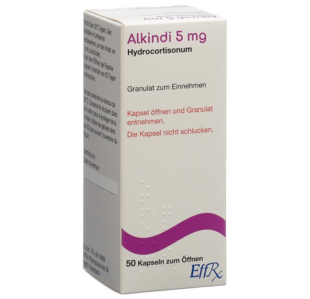 ALKINDI gran 5 mg gélules à ouvrir fl 50 pce