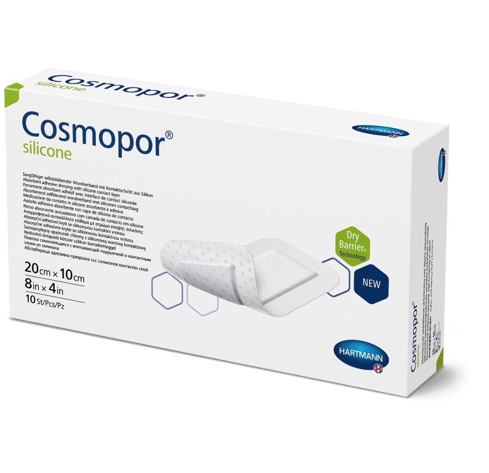 COSMOPOR silicone 20x10cm 10 pce