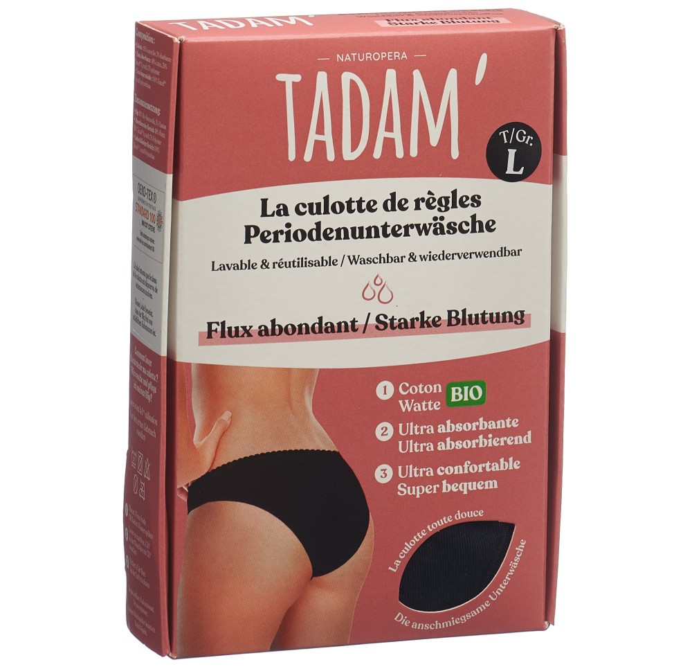 TADAM culotte de règles flux abondant L