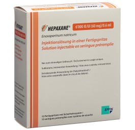 HEPAXANE sol inj 60 mg/0.6ml ser pré 10 pce
