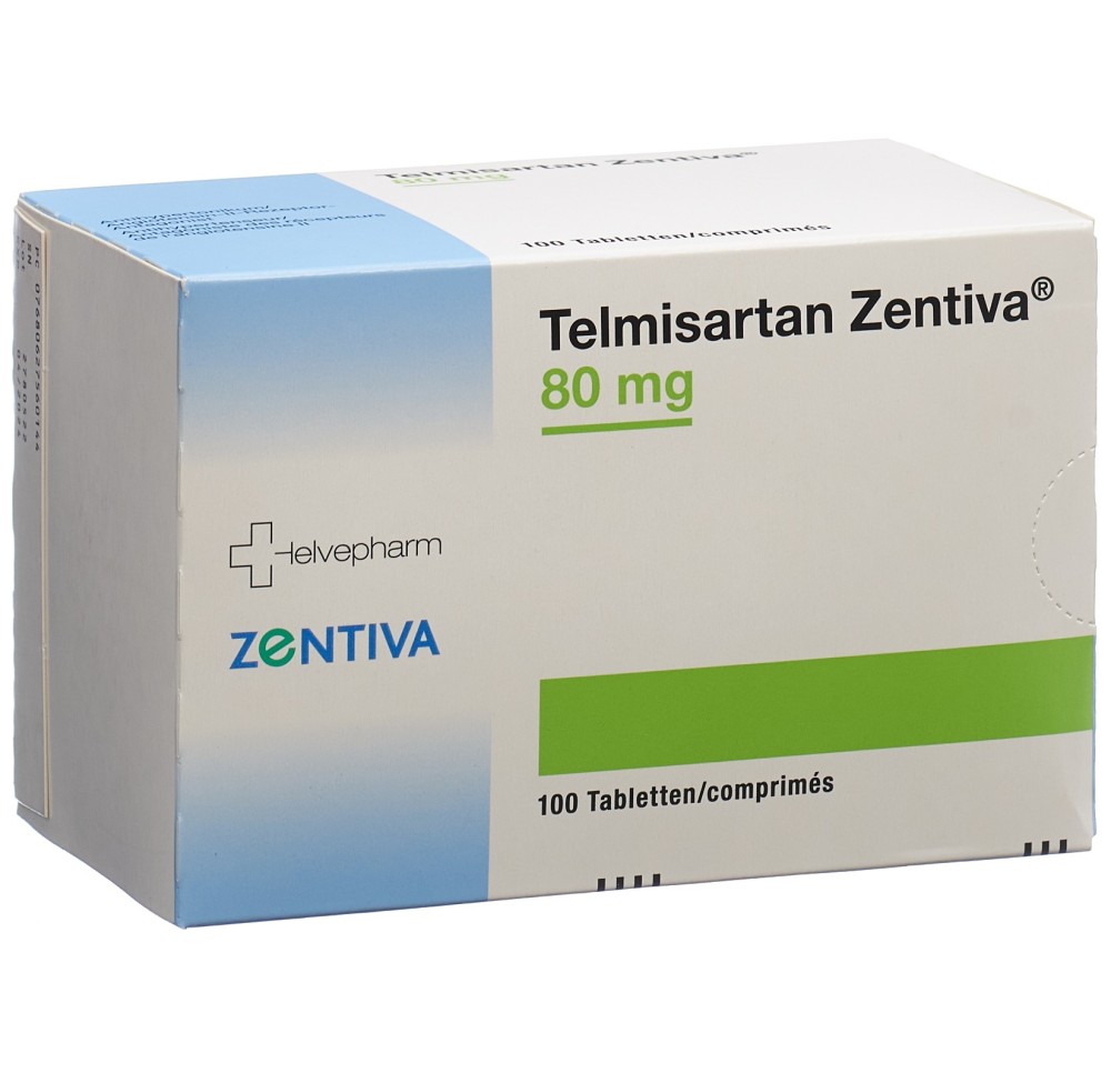 TELMISARTAN Zentiva cpr 80 mg 100 pce