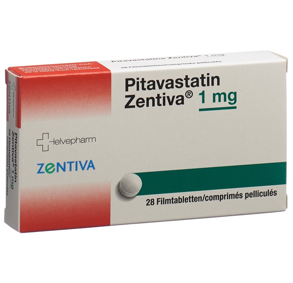 PITAVASTATIN Zentiva cpr pell 1 mg 28 pce