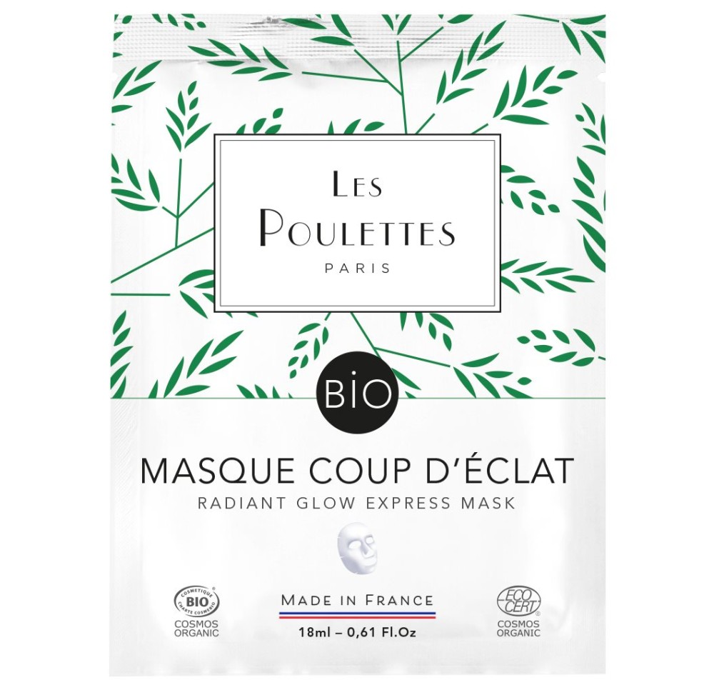 LES POULETTES Mask Radiant Glow Express sach 18 ml
