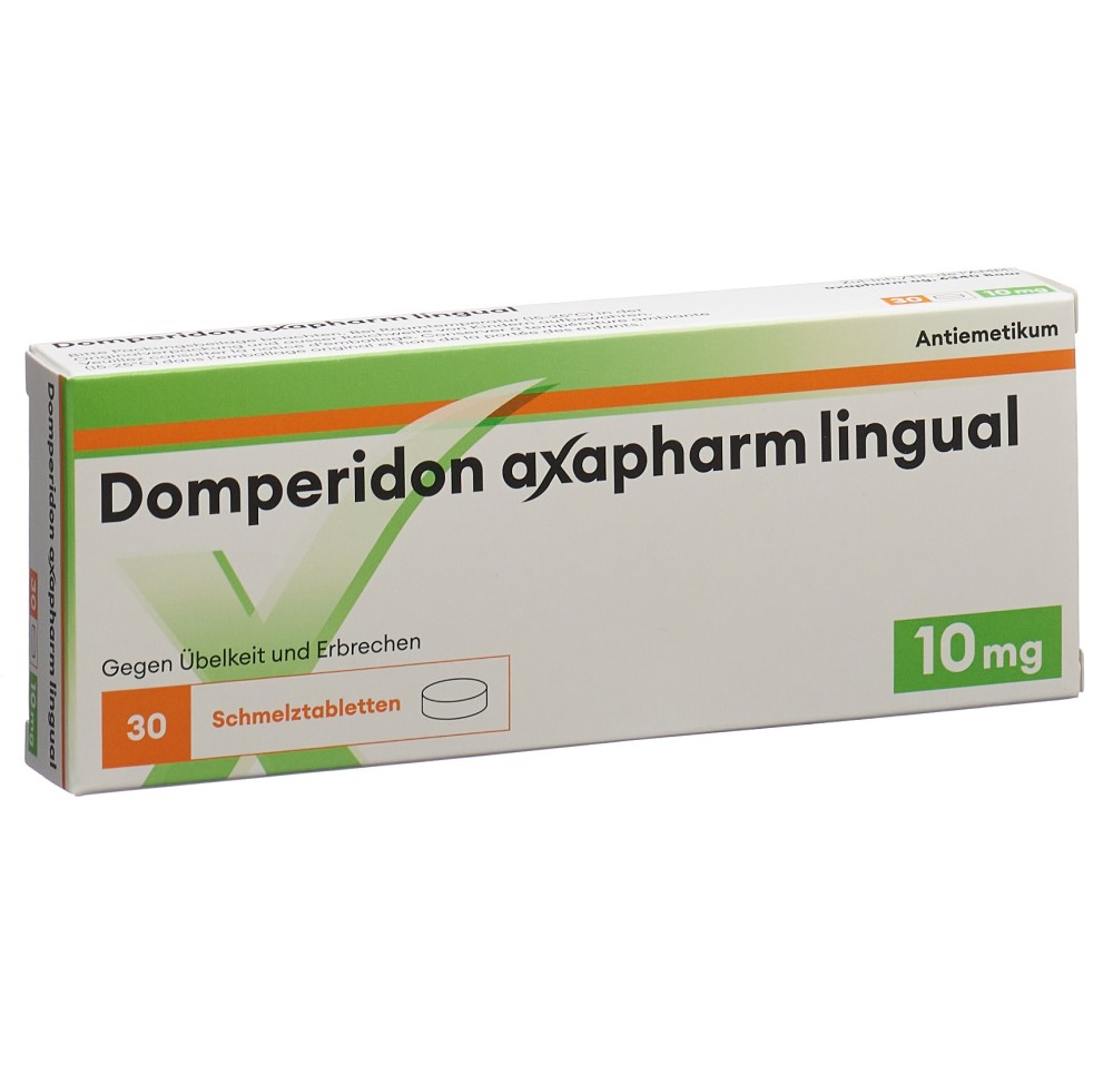 DOMPERIDONE axapharm lingual 10 mg 30 pce