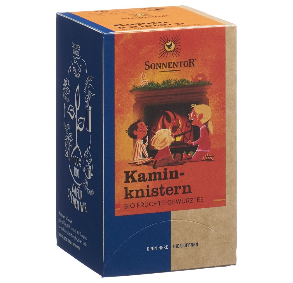 SONNENTOR Kaminknistern Tee n BIO sach 18 pce