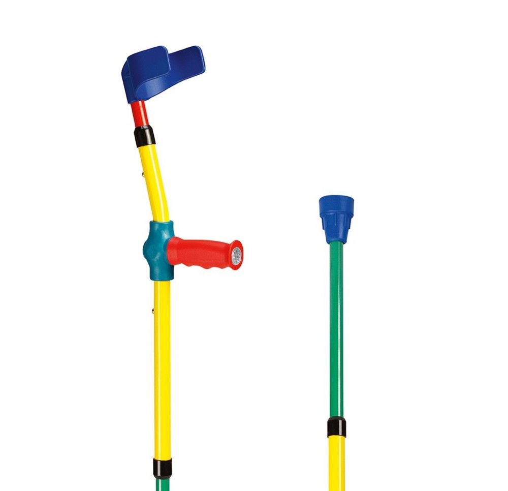 SAHAG béquille enf ergo soft 57-75cm color 1 paire