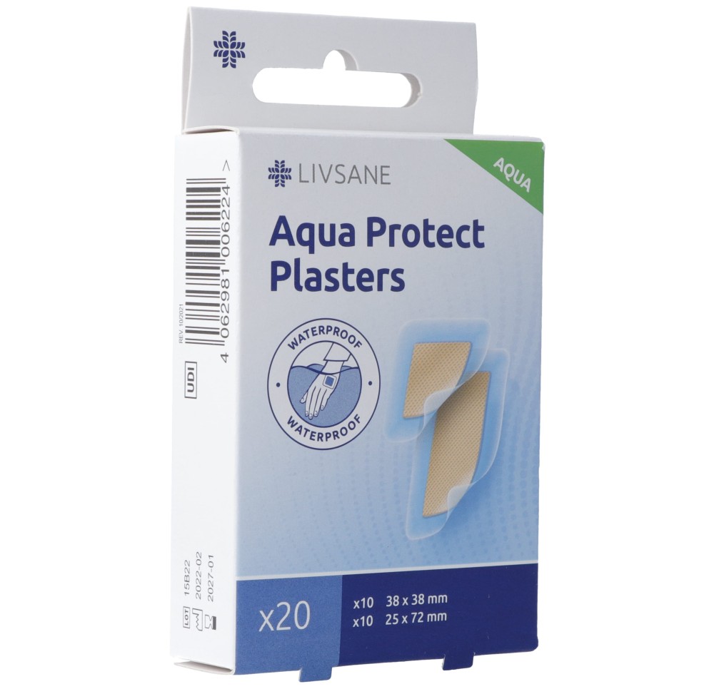 LIVSANE Aqua Protect pansements 20 pce