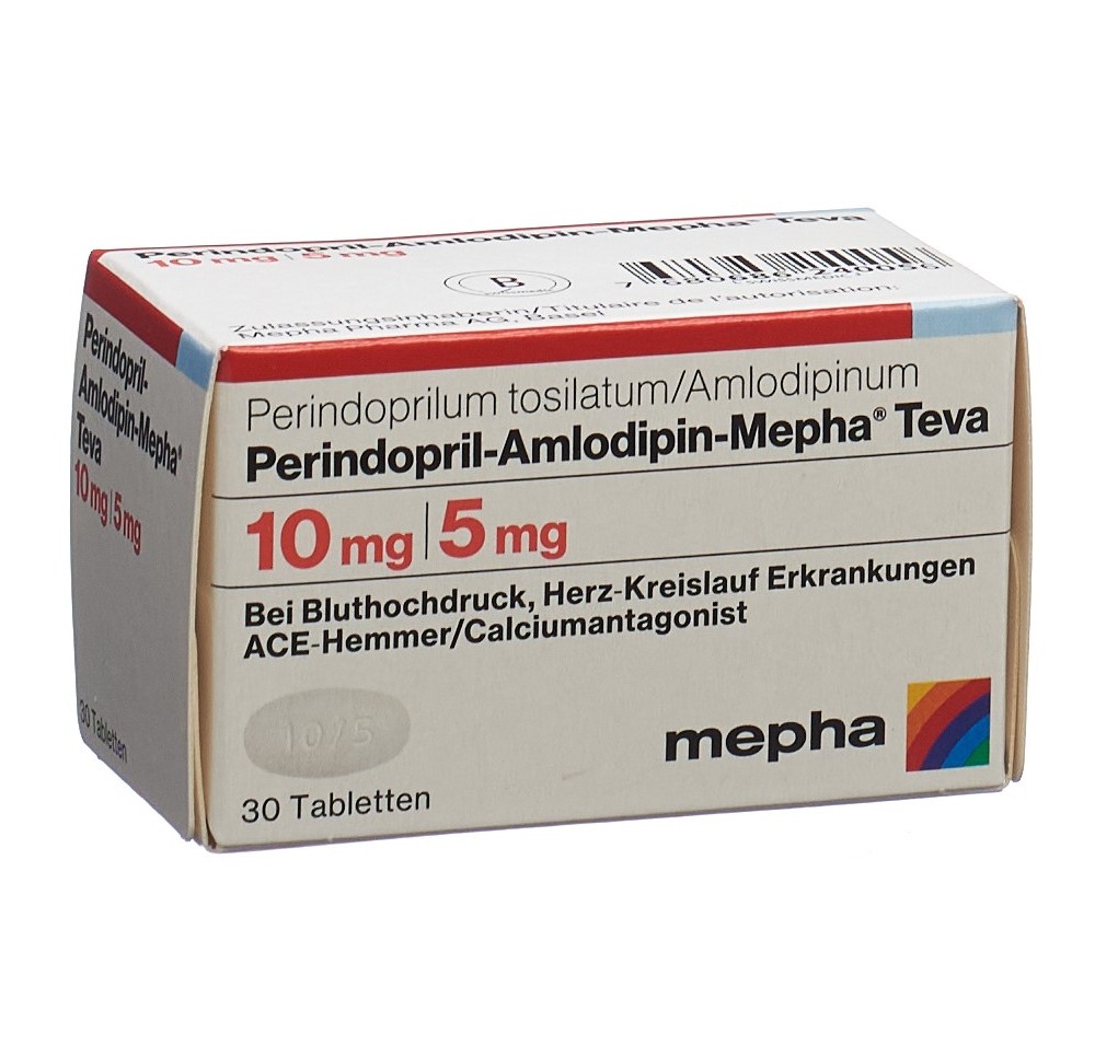 PERINDOPRIL Amlodipin-Mepha Teva 10/5mg 30 pce