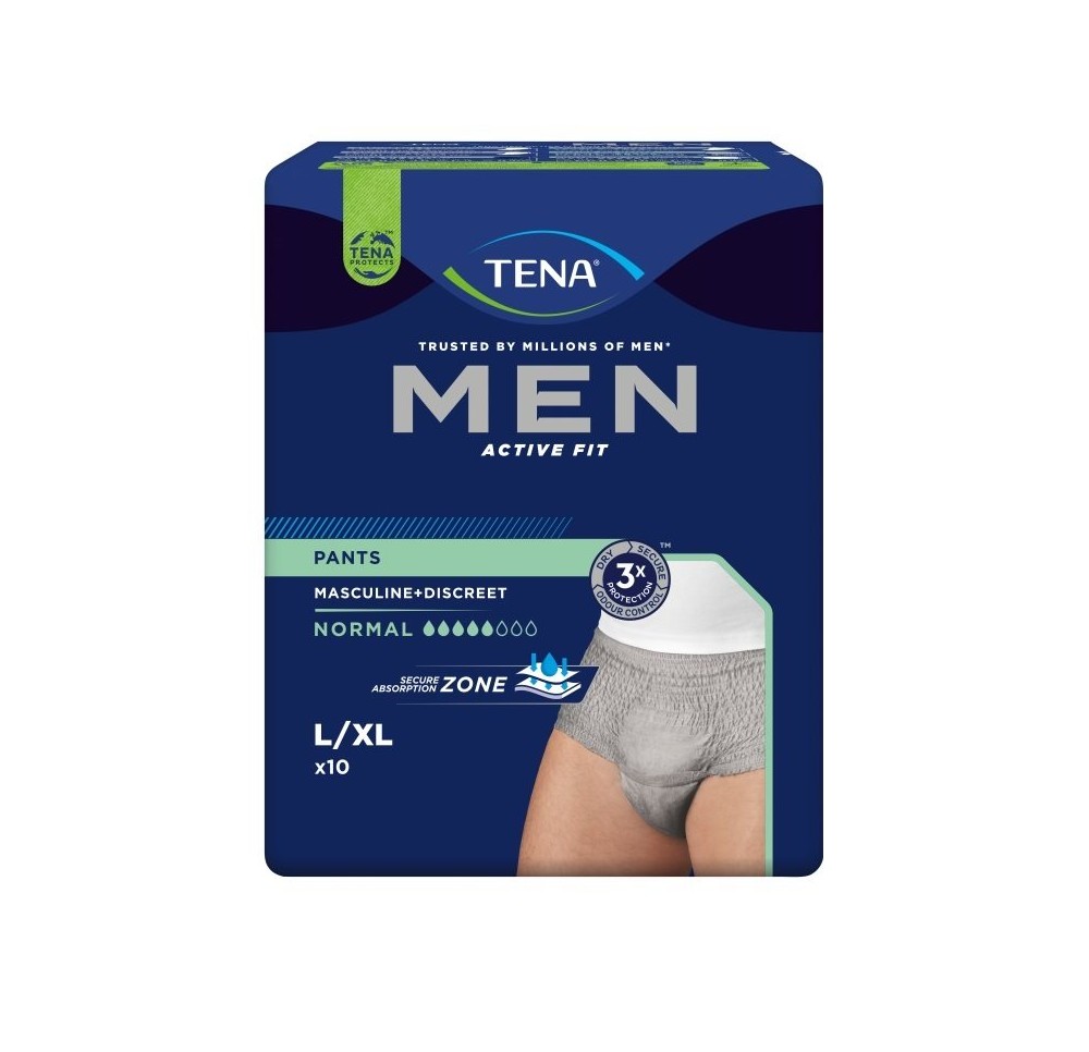 TENA Men Active Fit Pants normal L/XL 4 x 10 pce