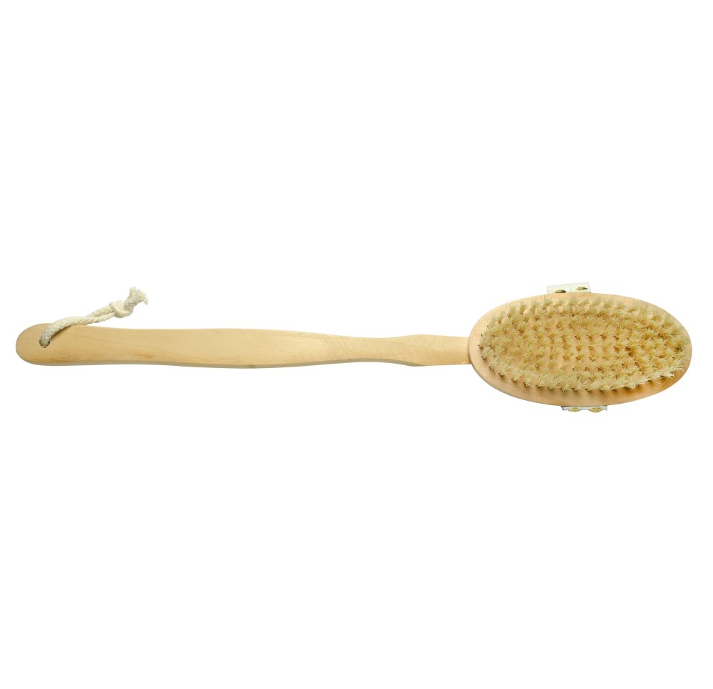 SUNDO brosse de bain 41cm bois