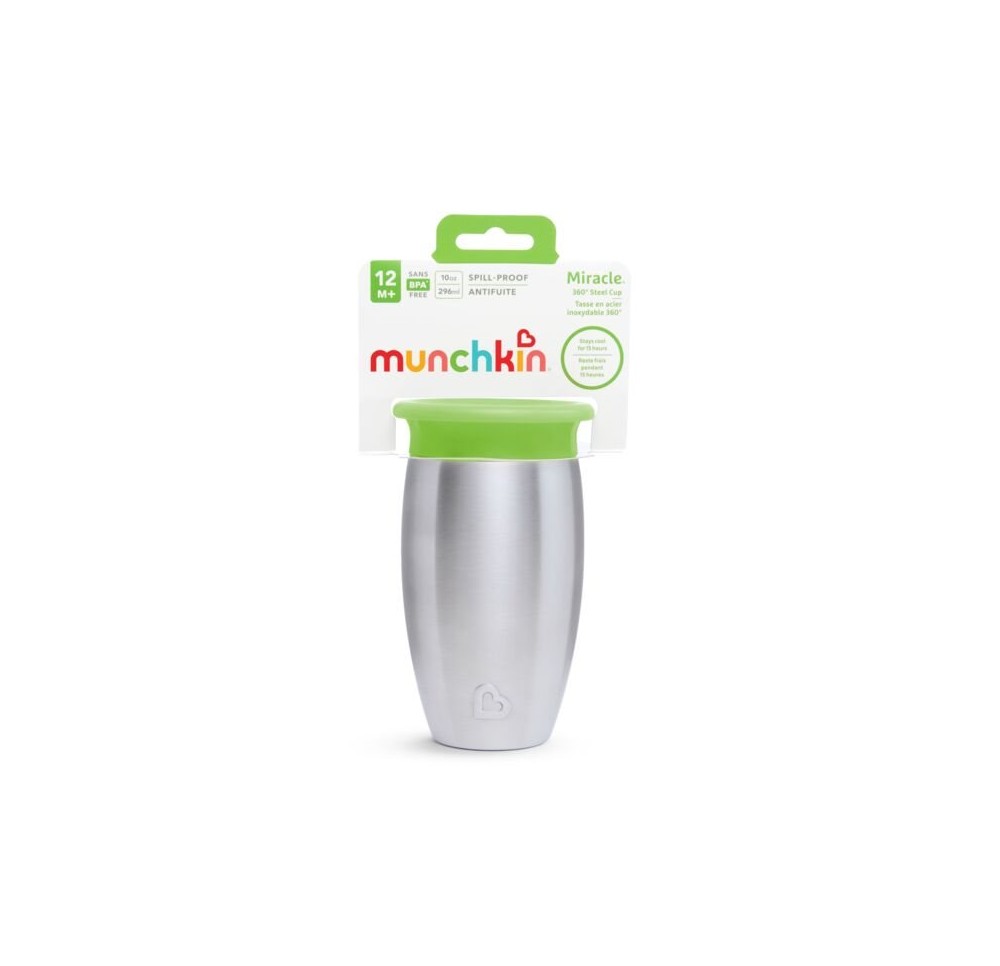 MUNCHKIN Miracle gobelet inox 296ml