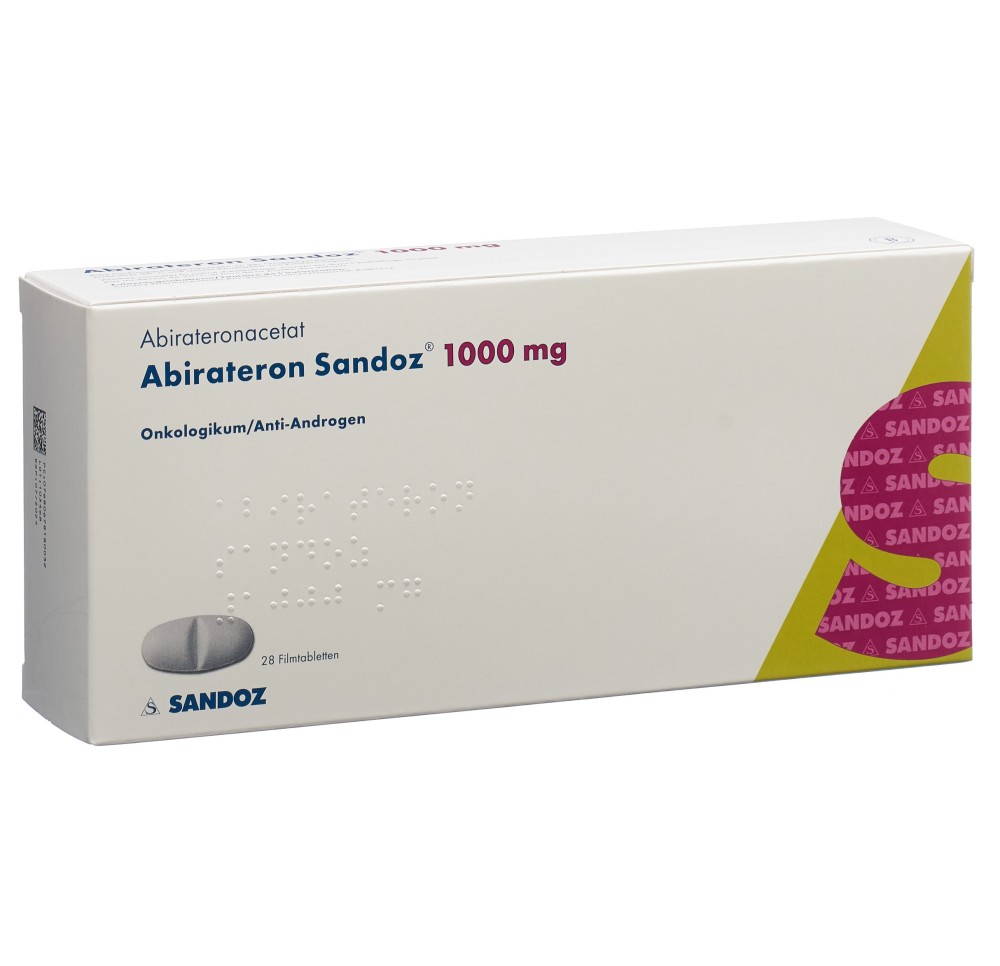 ABIRATERONE Sandoz cpr pell 1000 mg 28 pce