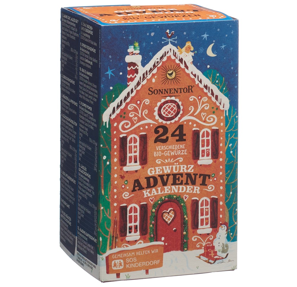 SONNENTOR Adventkalender Gewürze de BIO 24 pce