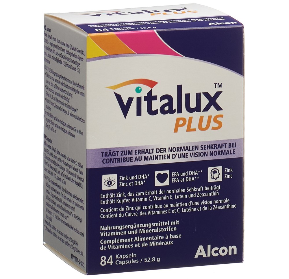 VITALUX Plus caps fl 84 pce