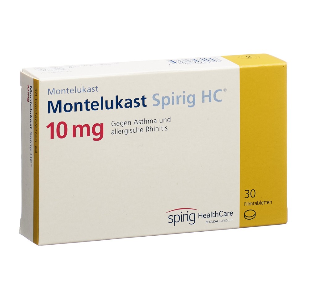 MONTELUKAST Spirig HC cpr pell 10 mg 30 pce