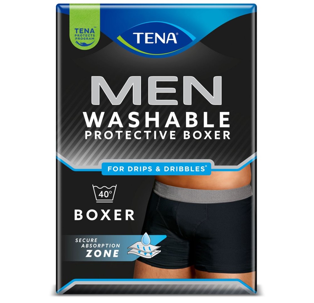 TENA Men Washable Underwear L noir
