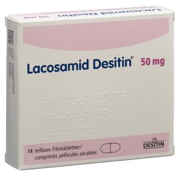 LACOSAMID Desitin cpr pell 50 mg 14 pce