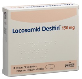 LACOSAMID Desitin cpr pell 150 mg 14 pce