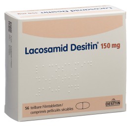 LACOSAMID Desitin cpr pell 150 mg 56 pce