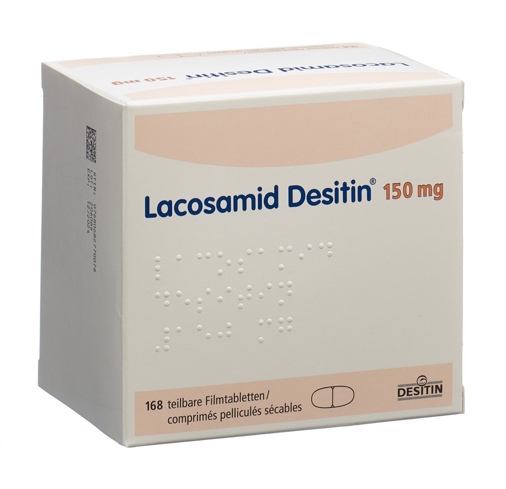 LACOSAMID Desitin cpr pell 150 mg 168 pce