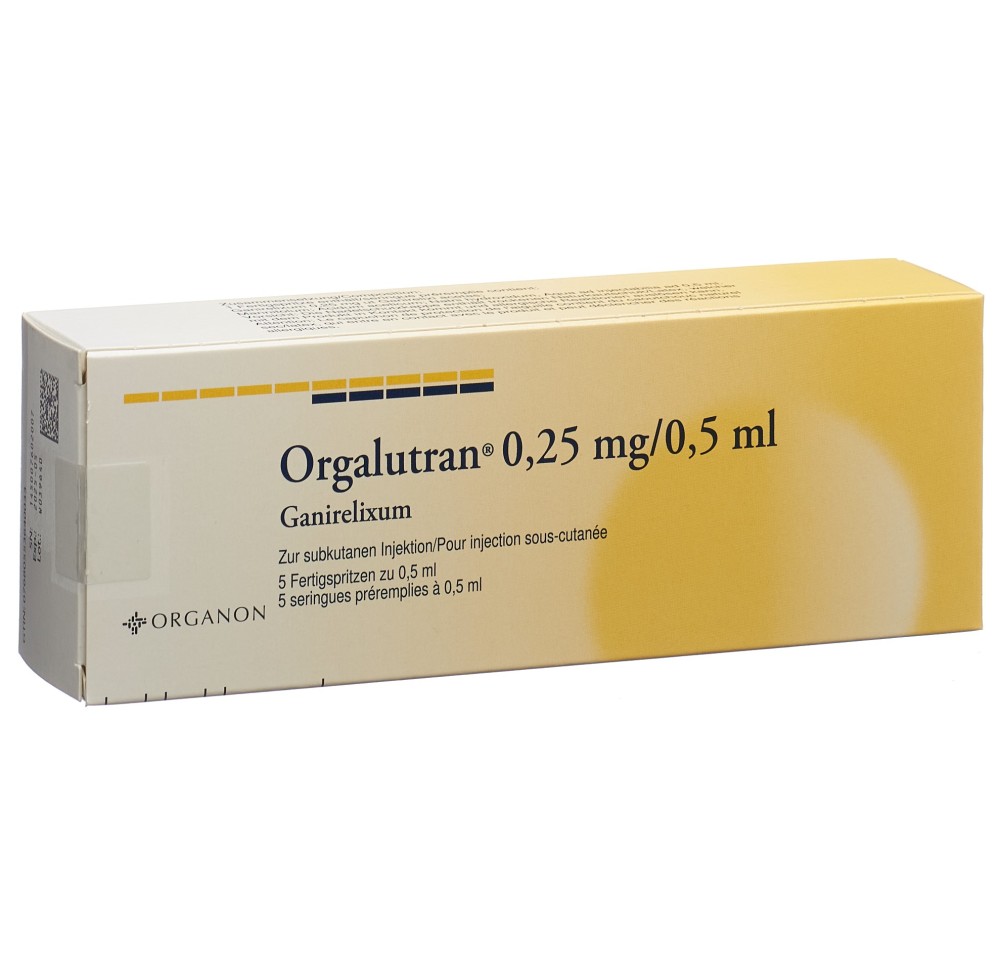 ORGALUTRAN sol inj 5 ser pré 0.5 ml