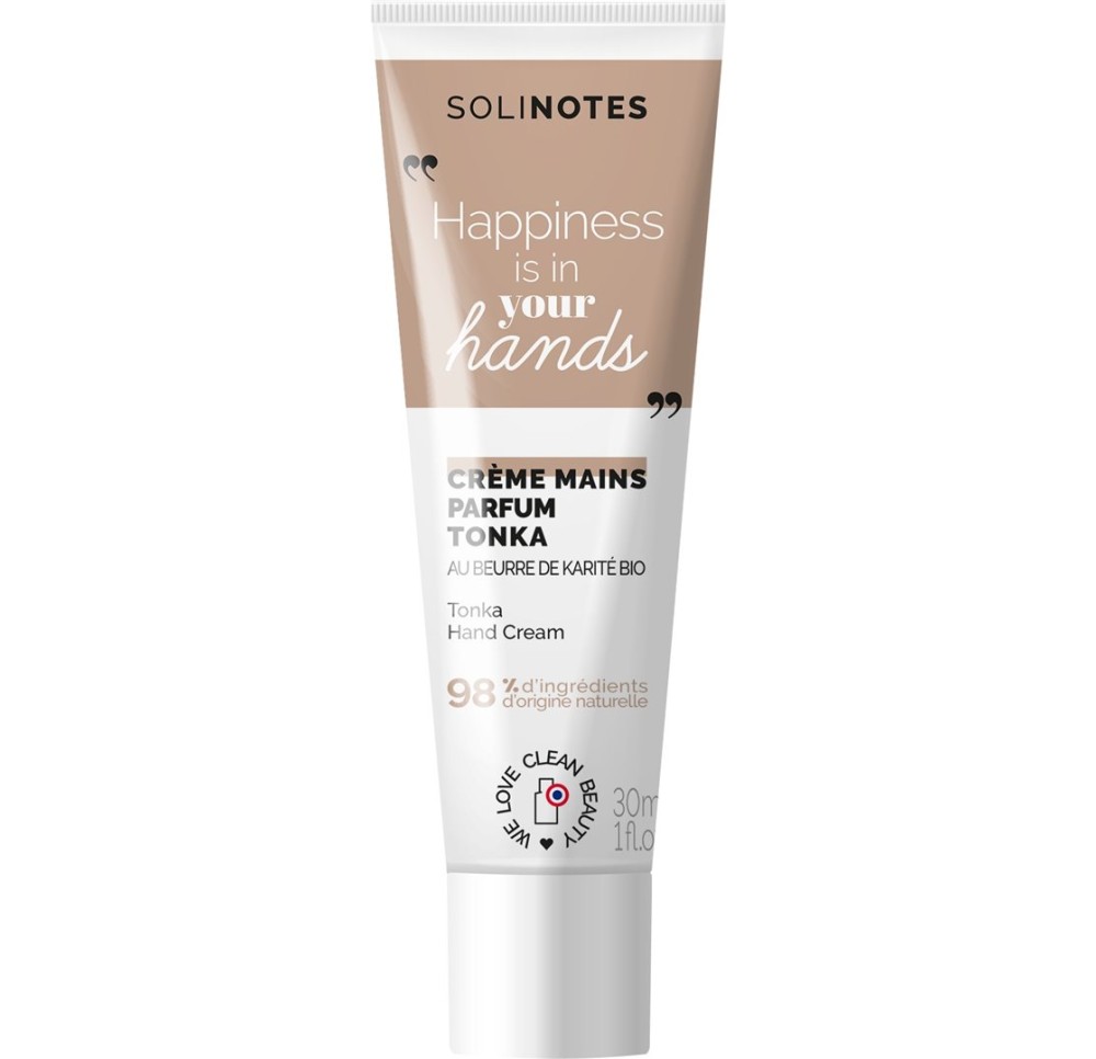 SOLINOTES Crème Mains Tonka 30 ml