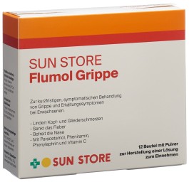 SUN STORE Flumol Grippe pdr sach 12 pce