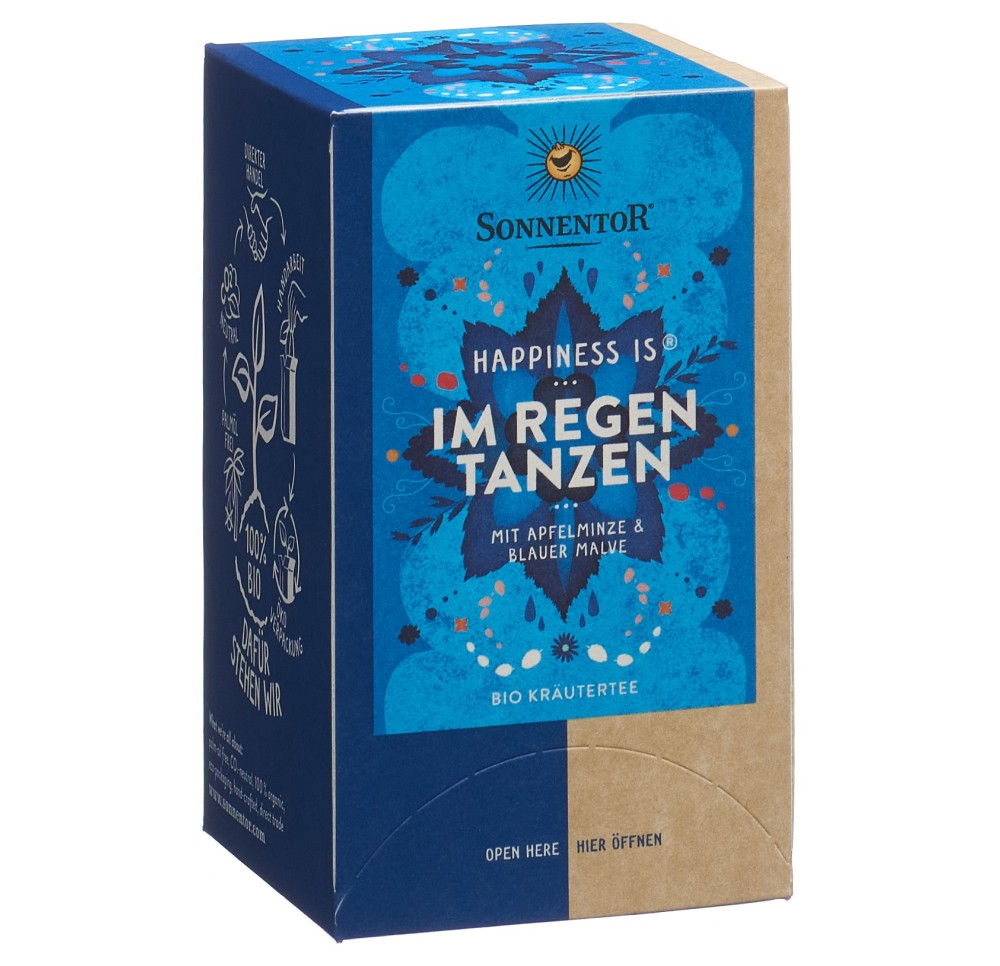 SONNENTOR Happiness is Regen tan tisane BIO 18 pce