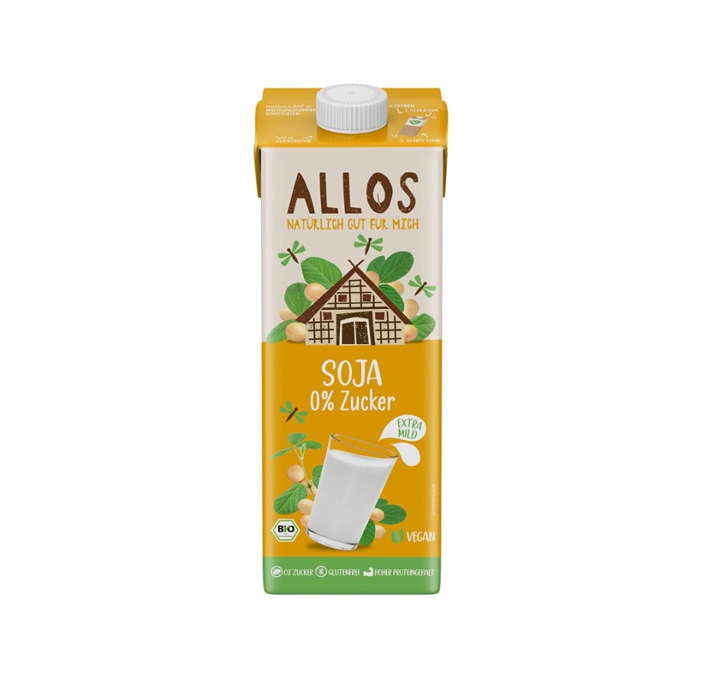 ALLOS drink au soja tétra 1 lt