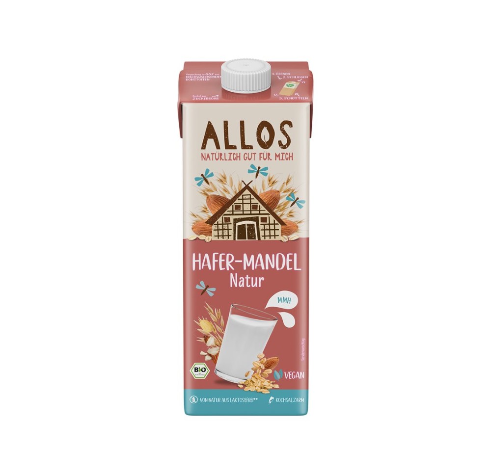 ALLOS drink à l'avoine-amande tétra 1 lt