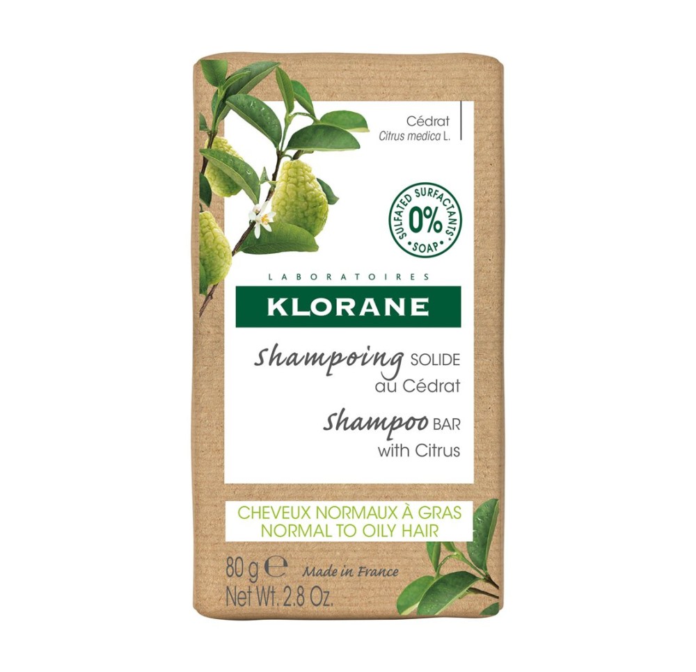 KLORANE Shampoo solide cédrat 80 g